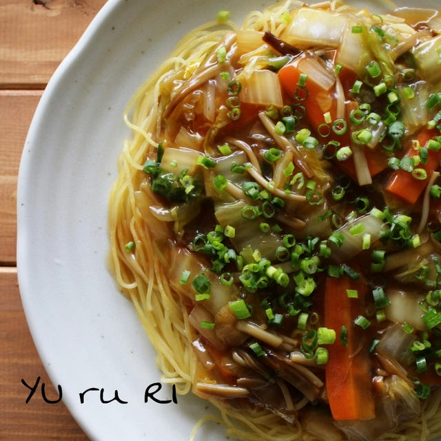 絶品 野菜あんかけ焼きパスタ ショックだったこと 照れるわ 苦笑いな話 By Yuriさん レシピブログ 料理ブログのレシピ満載