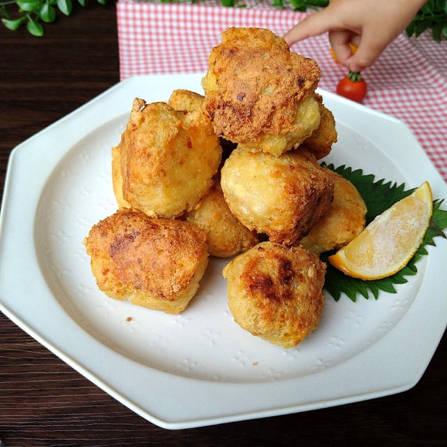 豆腐の鶏唐第二弾！あと一品ほしいときに…凍り豆腐でヘルシーなチーズ唐揚げ