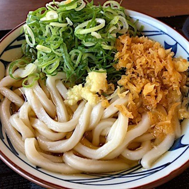買い出し後に丸亀製麺でお昼