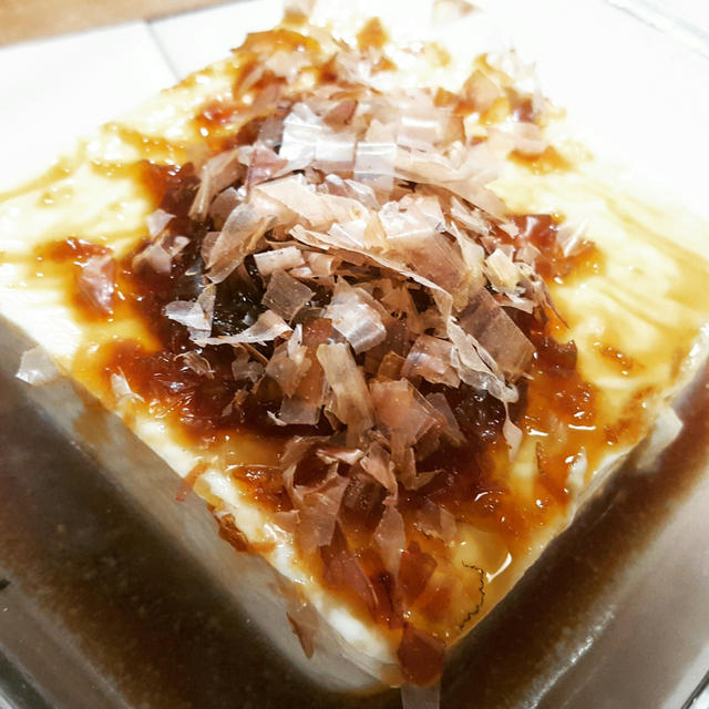 にんにく醤油の冷やっこ