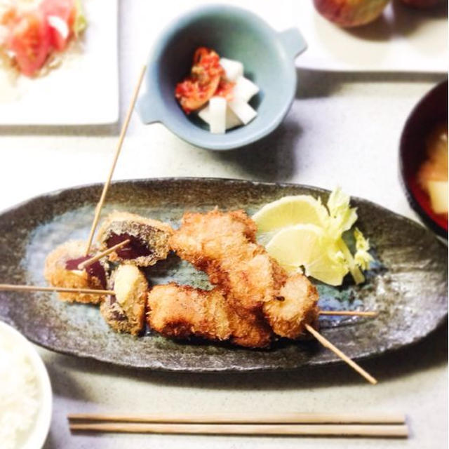 【 おうちで串揚げ 】