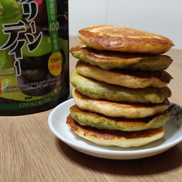 グリーンティーパンケーキ