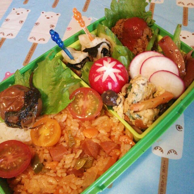 旦那の夜勤のお弁当！
