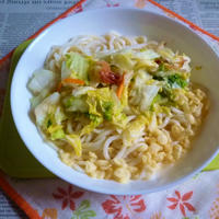 醤油うどん風冷やしうどん～割烹白菜漬け