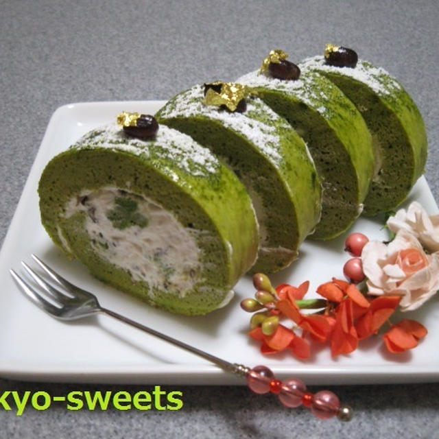 まったりと･･･☆抹茶ロールケーキ