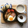 9月25日の朝ごはん。調理時間8分。アカヤマドリのソテー