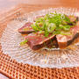 鰹のタタキ夕食と怖い貧血の話＊NEW夏ネイル