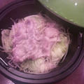 タジン鍋で豚しゃぶサラダ