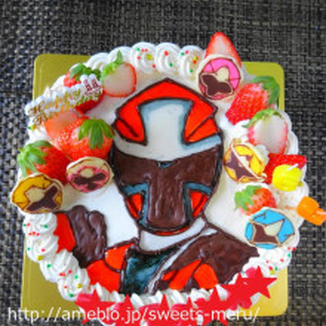 ニンニンジャーのバースデーケーキ