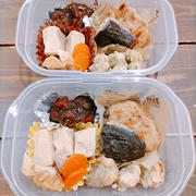 今週のお弁当（２０２３年１２月第２週目～番外編　夫の朝昼ごはん小弁当～）