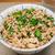 菜の花の鶏そぼろ丼・柚子胡椒風味