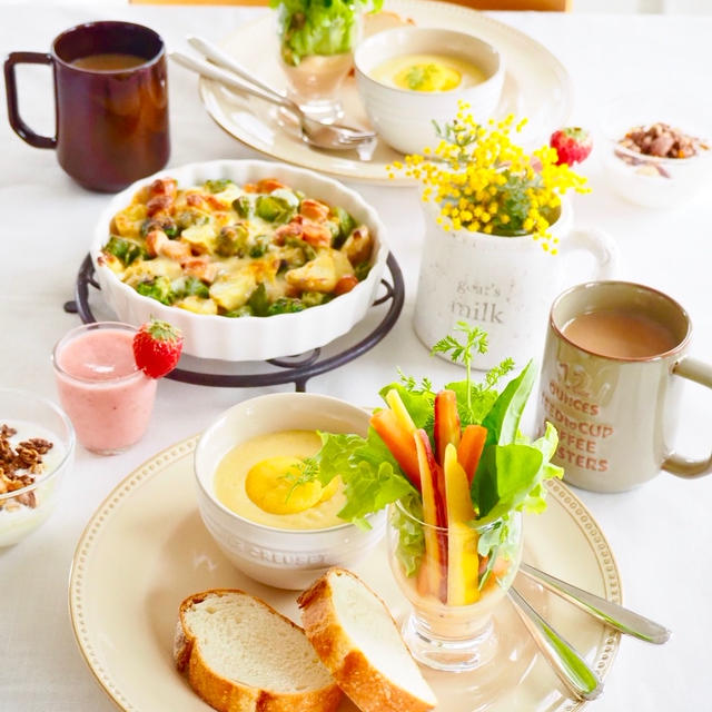 春の彩りサンデーブランチ…