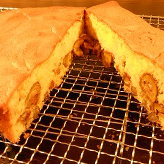 栗のスクエアケーキ