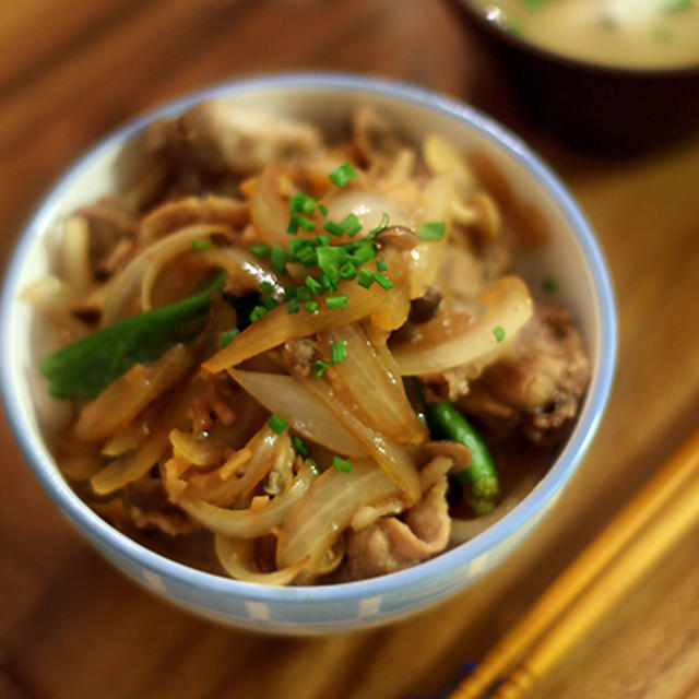 玉葱一杯のほかほか豚丼