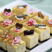 ホワイトチョコバナナチーズケーキ