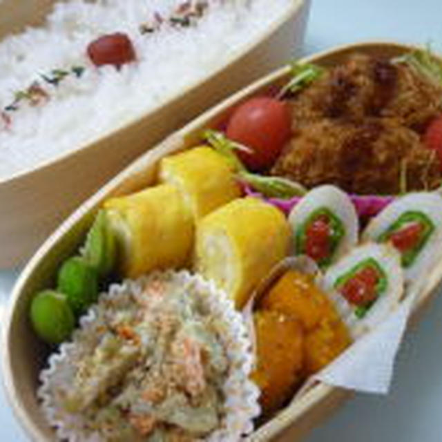 9月14日　メンチカツ弁当