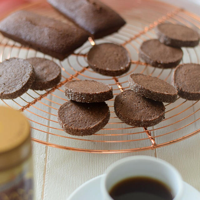 【おもてなし】基本のココアクッキー♡コーヒータイムのビタースイーツ♪