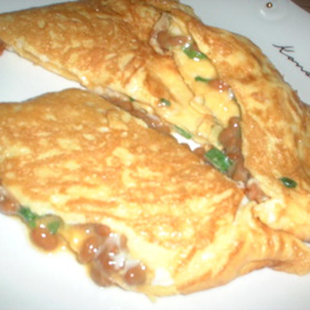 納豆オムレツ