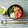 揚げの甘辛煮＆残り物で、ぶっかけ素麺