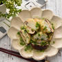 椎茸の海老しんじょう詰め白だしあんかけ