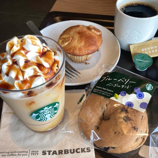 バナナ尽くしのスタバ♪