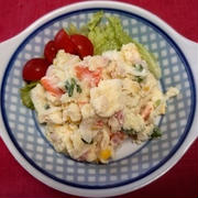 新生姜の甘酢漬け入りポテトサラダ