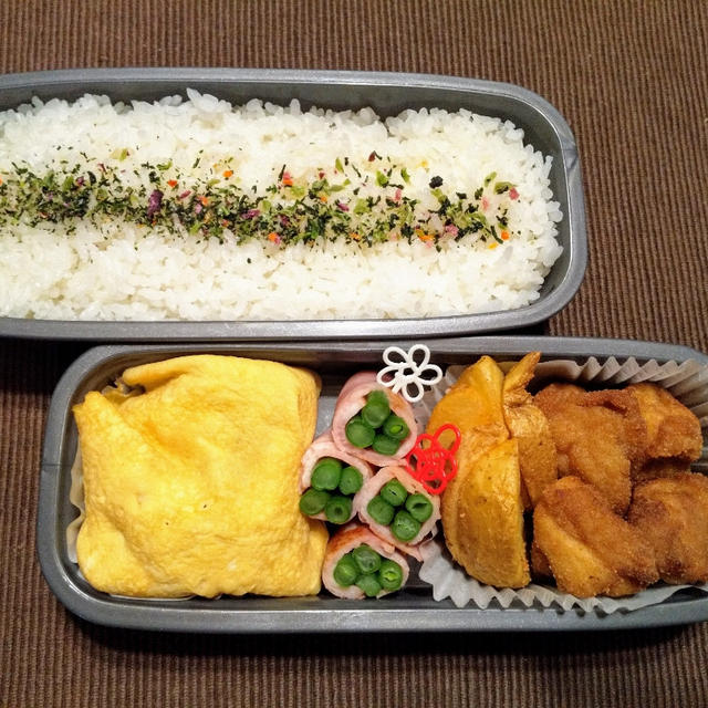 主人のお弁当　〜オムそば弁当〜