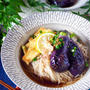 【とろける茄子とカリカリきつねの冷やかけ素麺】