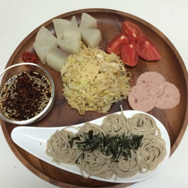 今晩もワンプレートにして…。