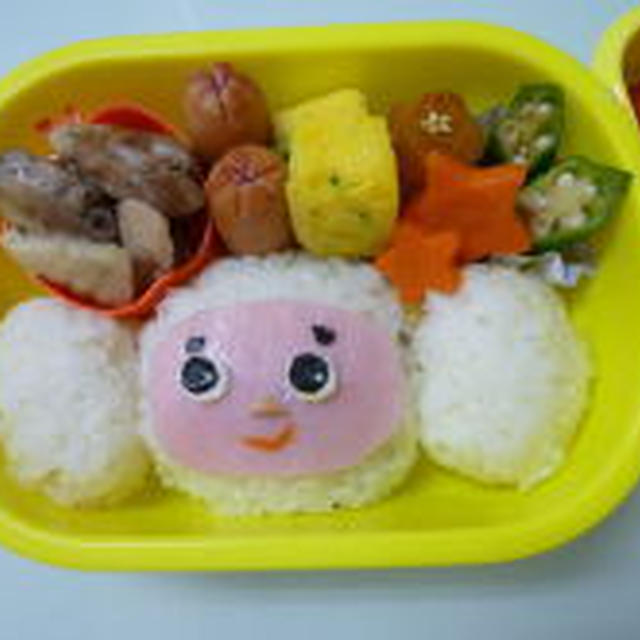 2月16日　白チェブラーシカ弁当