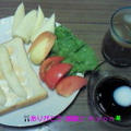 Good－morning Kyonのバナナトースト＆フルーツ盛り～野菜盛り～編じゃよ♪