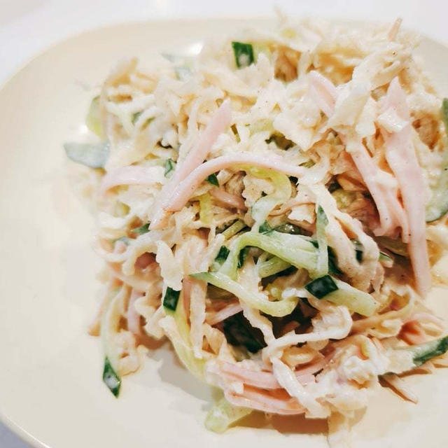 【過去レシピ】パリパリ食感がたまらない♡切り干し大根のマヨサラダ