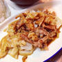 キャベツと豚肉のごま味噌マヨ炒め