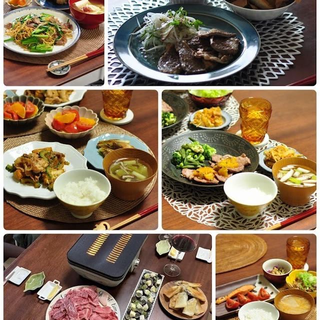 今週1週間の献立（昼・夜・おべんとう）と日持ちおかず、大好きなお店でランチ