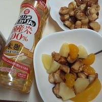 【タカラ本みりん】牛乳・みりん・麩で作るデザート！！にフルーツを添えて