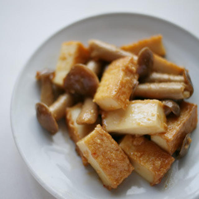 厚揚げの味噌炒め