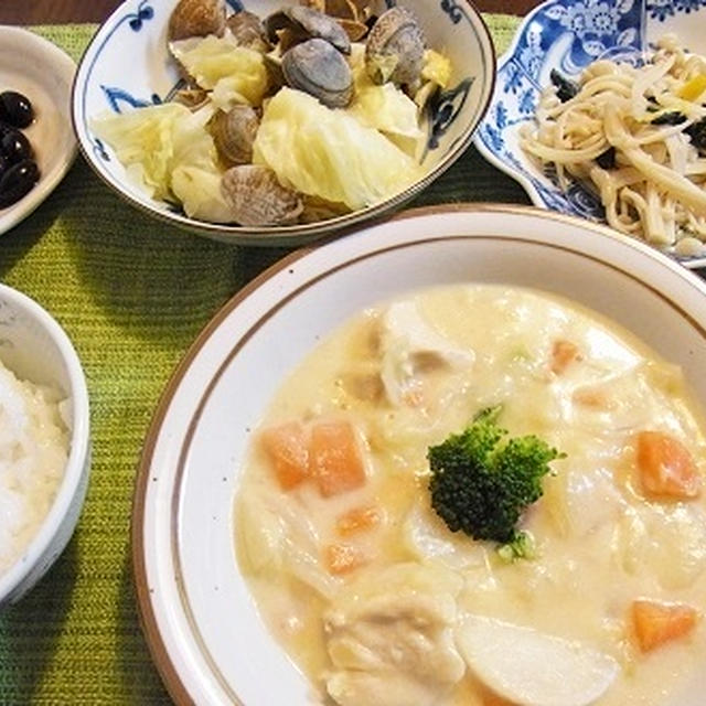 ほかほかカブのクリーム煮　＆　お出かけでリフレッシュ