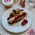 KALDIの春を呼ぶいちごホイップクリームでクロワッサンタルティーヌ