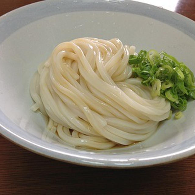 今朝の麺は「醤油うどん」