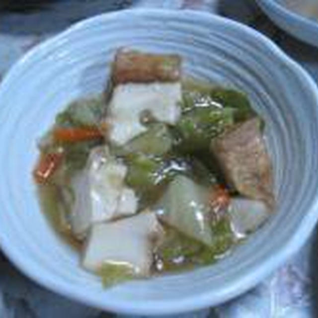 豆腐と野菜の和風あんかけ