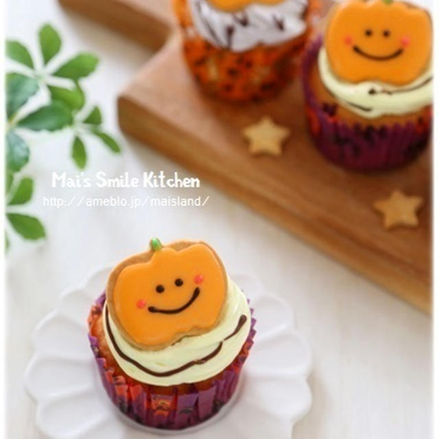 ＊ ハロウィンカップケーキ ＊