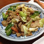 回鍋肉と実家にて☆