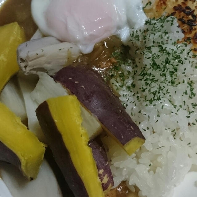 お野菜温玉カレー❤