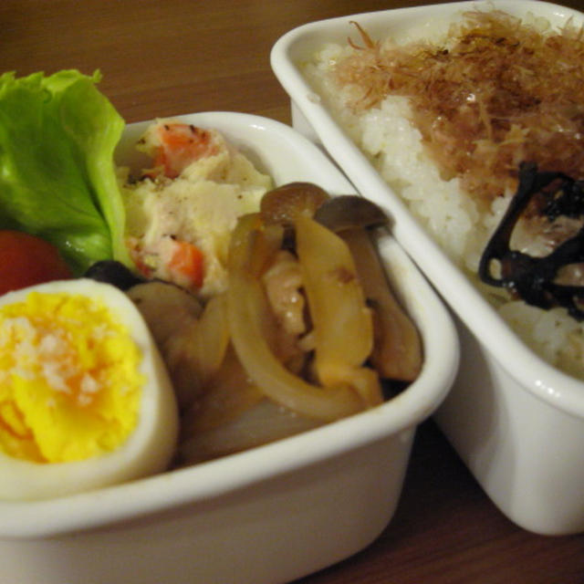 なんとなくお弁当な気分の生姜焼き　by Brown（６／８）