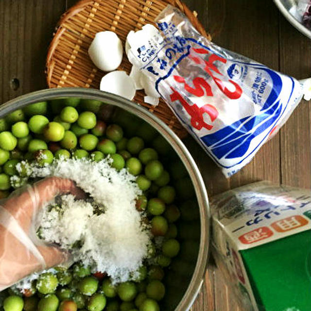 梅始め カリカリ小梅を漬けました By ささきのりこ さん レシピブログ 料理ブログのレシピ満載
