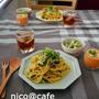 雲丹と海苔のクリームパスタランチ　?手作りお家cafeグッツ