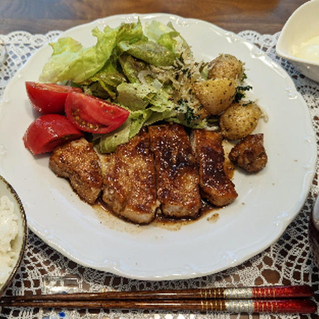 ポークソテー バルサミコ酢風味