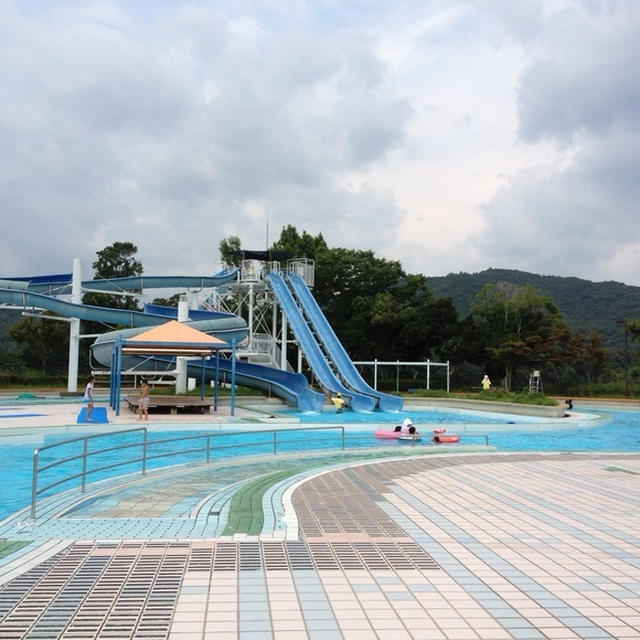 宮崎旅行2013。杉安川仲島公園プールとうなぎ入船