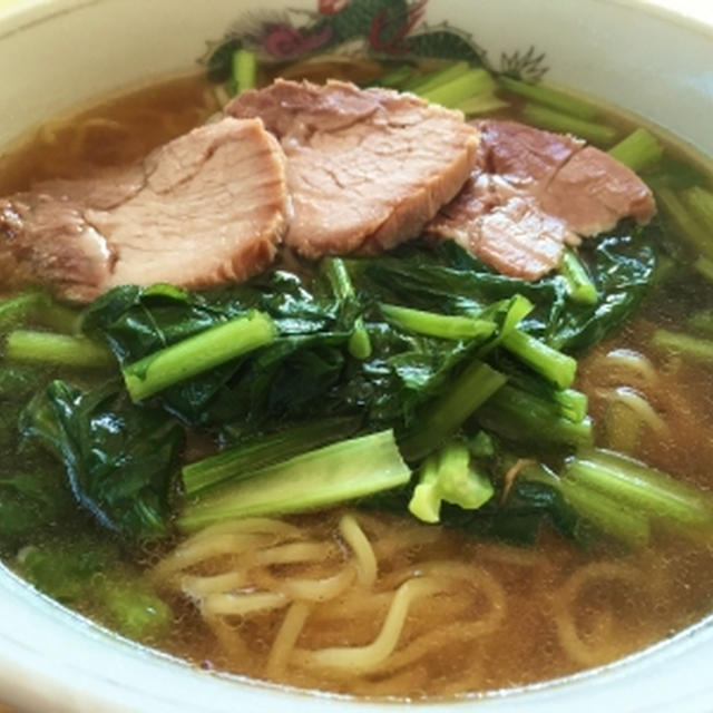 ゆで豚を作ってラーメン♪