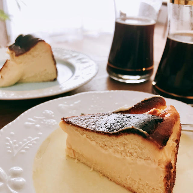 【レシピ】とろりんバスチー♡バスク風チーズケーキ♡薄力粉を使わないお菓子